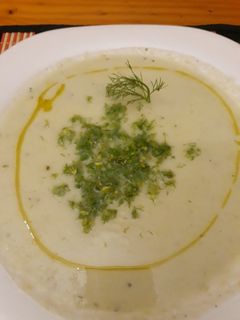 Una foto de Crema de hinojos