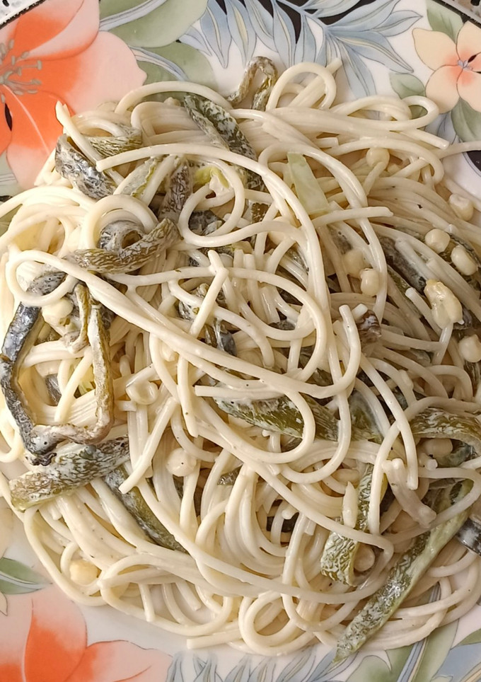 Una foto de Spaghetti poblano