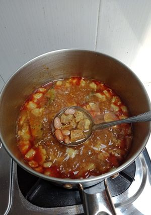 Foto resep Sayur daging kacang merah