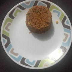 A picture of Jollof Rice.