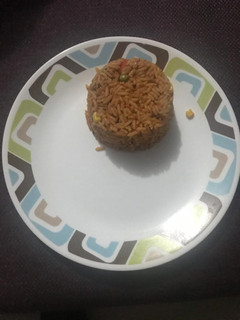A picture of Jollof Rice.