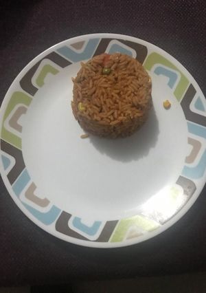 A picture of Jollof Rice.