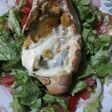 Pan relleno con zapllitos y queso