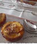 Flan de manzana -sin azúcar-