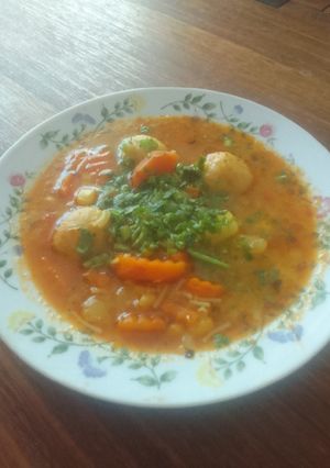 Una foto de Sopa sorpresa