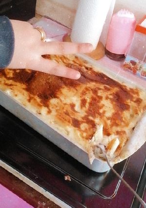 صورة لوصفة معكرونه بشاميل جامده 👌🏻