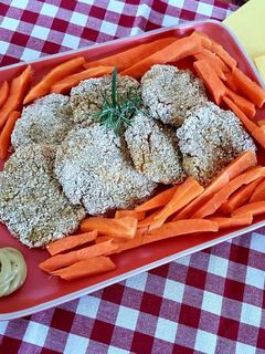 Foto di Burger vegetariani di ceci e patate