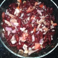 A picture of Red Beans salad.