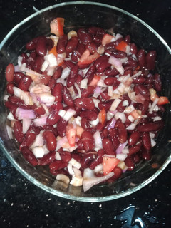 A picture of Red Beans salad.