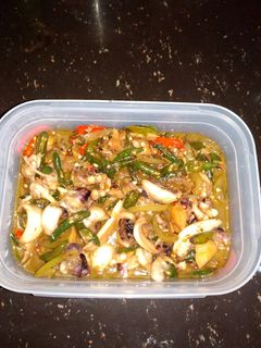 Foto resep Oseng cumi cabe ijo