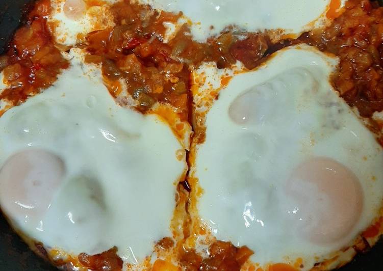 Pisto con huevo