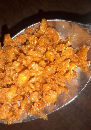 عکسی از دستور سیر سرخ شده