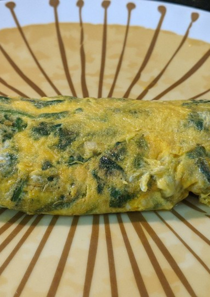 Una foto de Tortilla de espinacas