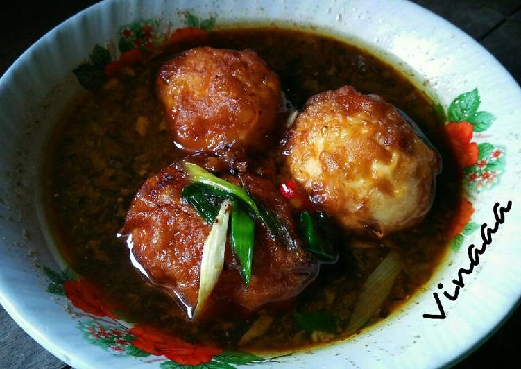 Semur Telur Tradisional