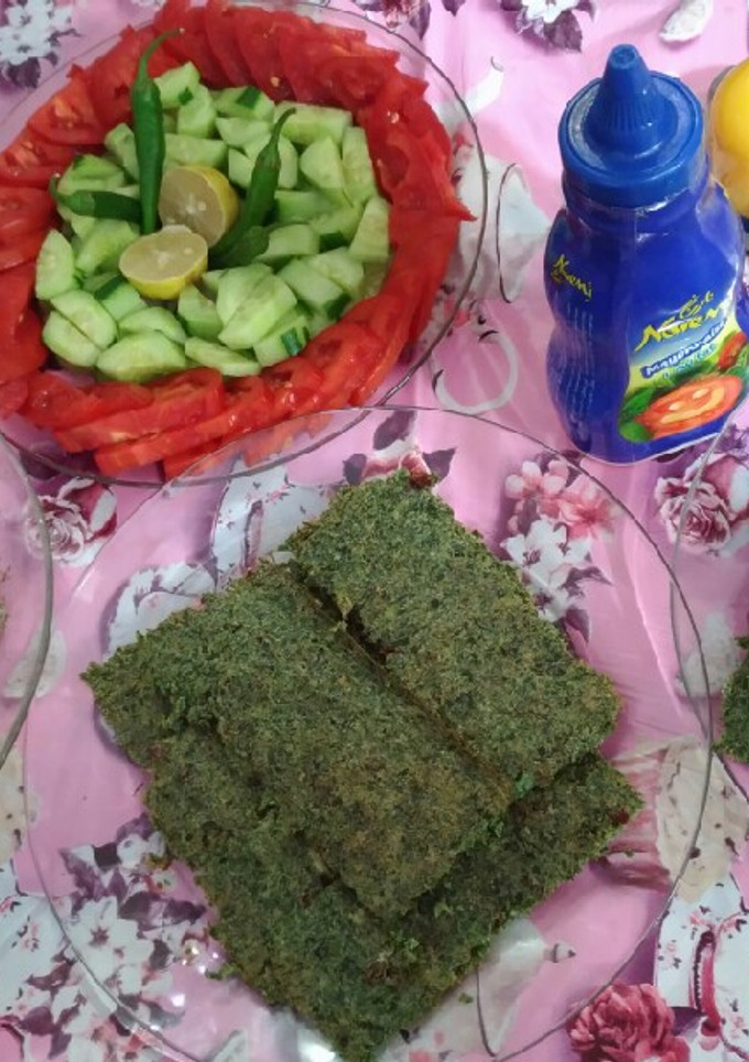 عکسی از دستور کوکو سبزی