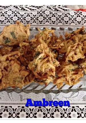 A picture of Crispy Aloo pyaz pakora 😋.