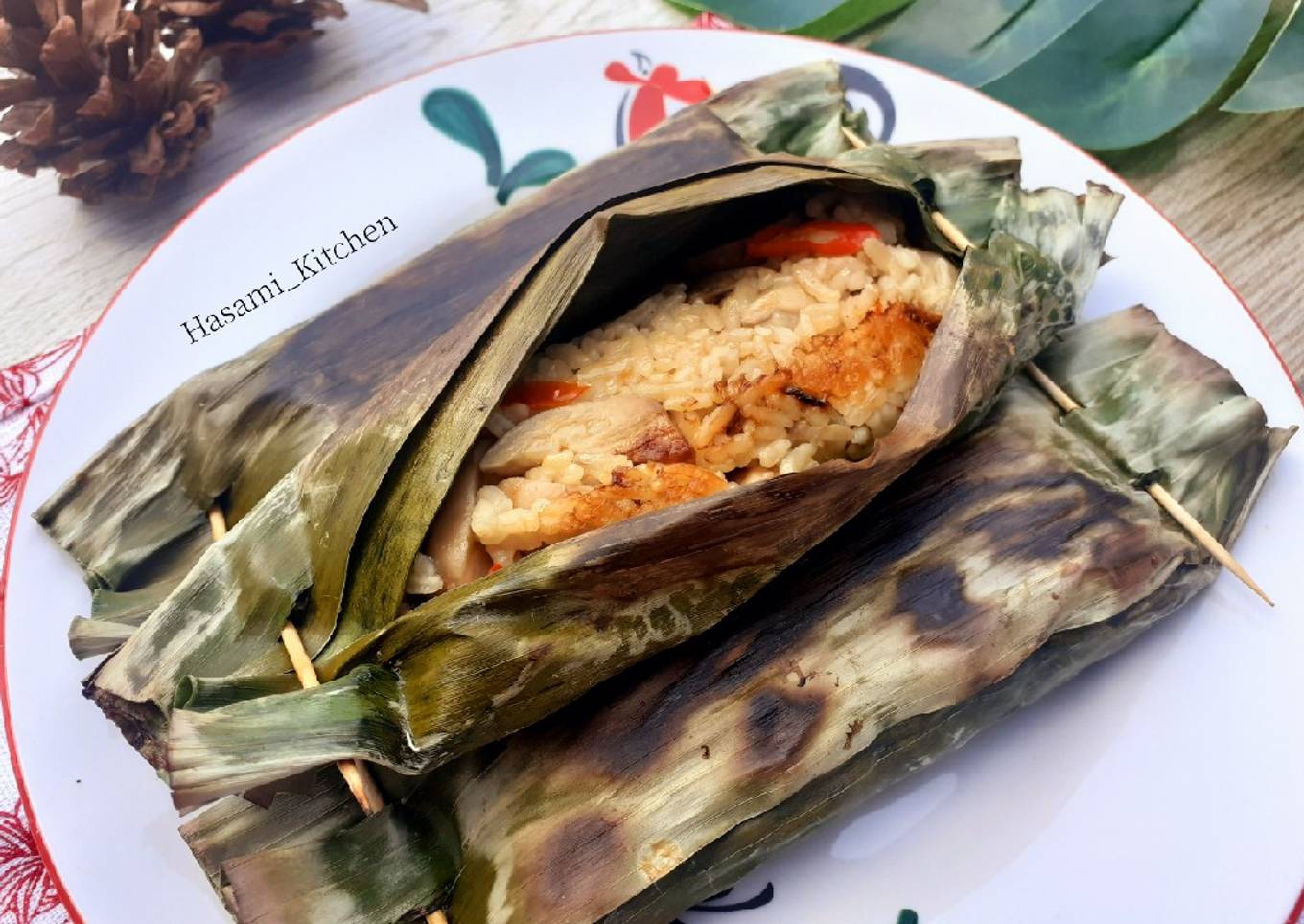 Nasi Jamur Bakar