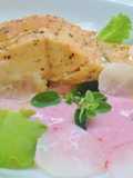 Salmone con salsa di ravanelli