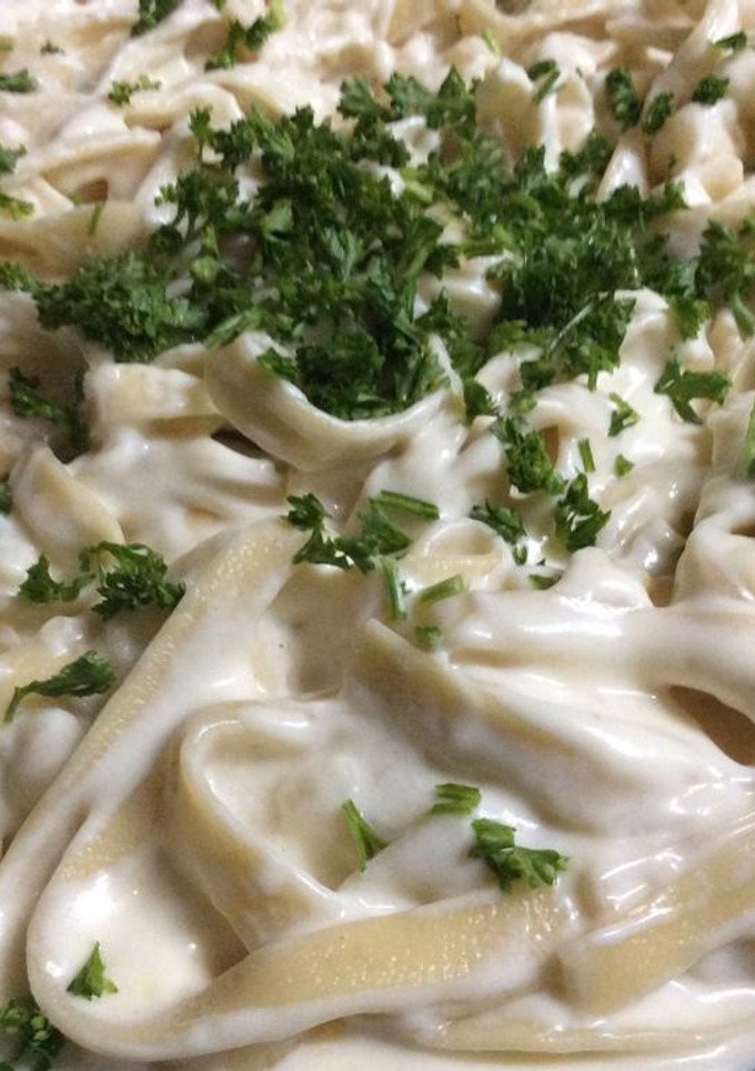 Una foto de Pasta Alfredo