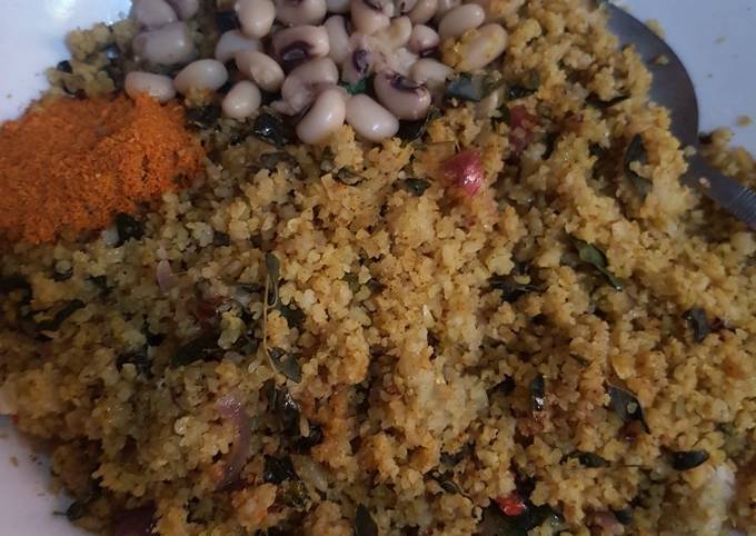 Dambun shinkafa with beans