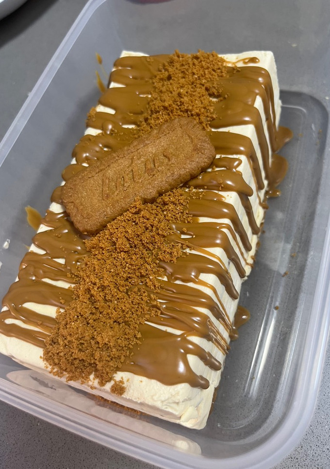 Una foto de Tarta helada de lotus