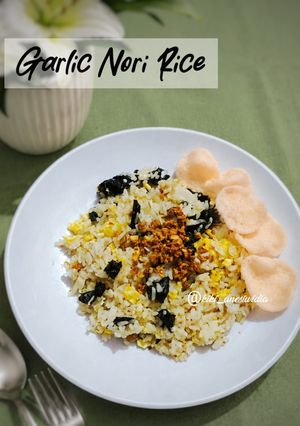 Foto resep Garlic Nori Rice