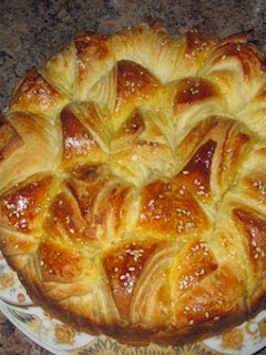 Una foto de Colmena de hojaldre rellena con queso