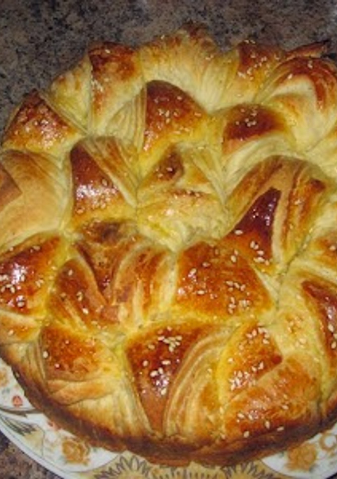 Una foto de Colmena de hojaldre rellena con queso