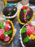 Huevos de Pascua de chocolate al 70%