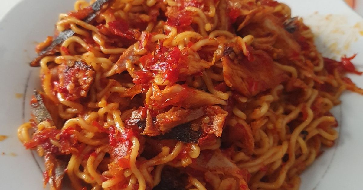 Mie Pedas Ikan Tongkol a.k.a Mie Laut Pedas