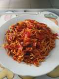 Mie Pedas Ikan Tongkol a.k.a Mie Laut Pedas