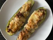 A picture of baked zucchini