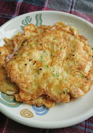 Hình của món Trứng chiên nấm.