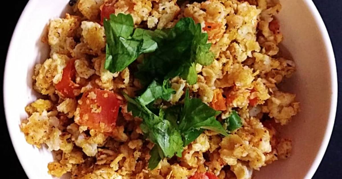 Oats scrambled egg bowl Recipe by starving_tzigane - Cookpad