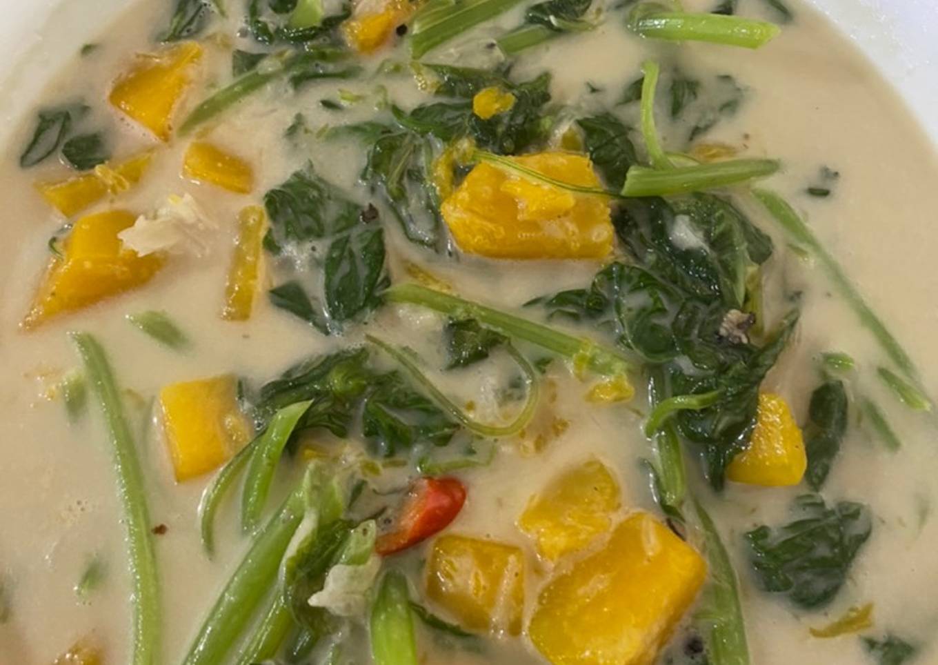 Resepi Masak Lemak Sayur Bayam Dengan Labu Yang Enak Dan Easy Resepi