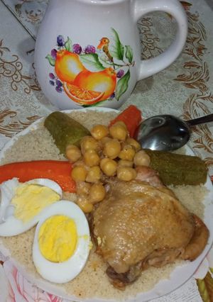 صورة لوصفة كسكسي بالدجاج
