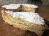 Tarta de manzana y pera