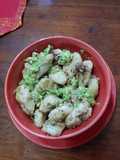Gnocchi al pesto con pollo