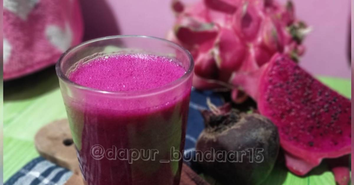 Resep Jus Buah Nabit Naga Dan Bit Madu Oleh Dapur Bundaar Cookpad