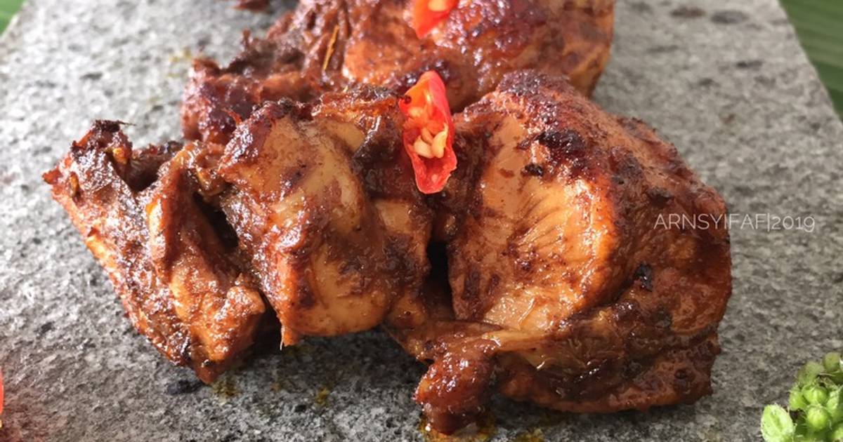 16 resep  ayam bakar  bumbu rendang  enak dan sederhana Cookpad