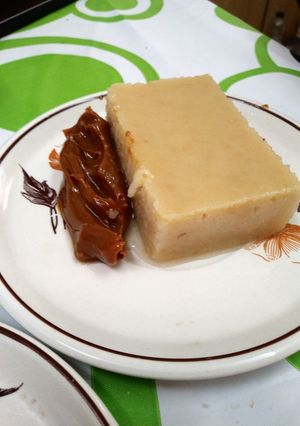 Una foto de Budín de pan 🍮🍞