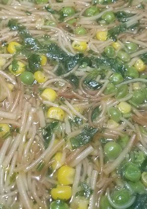 صورة لوصفة شوربة شعيرية