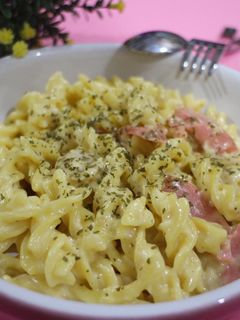 Foto resep Fusilli Carbonara Anti Ribet