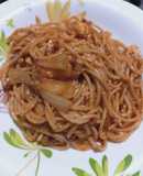 Spagheti bolognese kornet