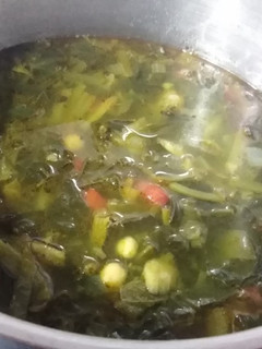 Una foto de Garbanzos con bacalao y espinacas
