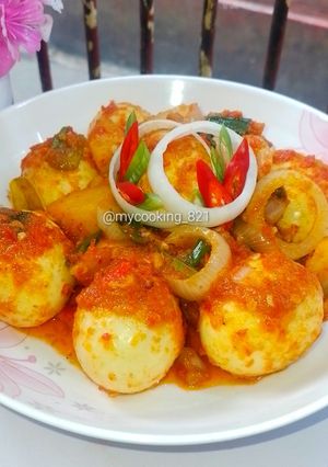 Foto resep Resep Balado Telur Rumahan Gampang dan Enak