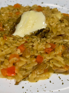Una foto de Falso risotto de boletus y queso de tetilla