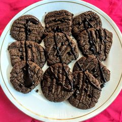 A picture of Chocolate chip cookies.