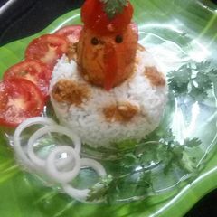 A picture of Egg rice special.