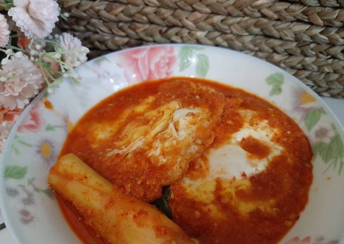 Resep Telur ceplok balado Anti Gagal